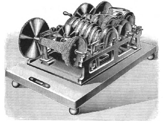 Torres' algebraic machine from 1893