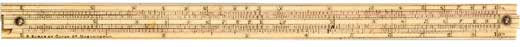 James Watt's slide rule Soho