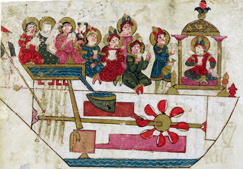 The musical automaton of Al-Jazari