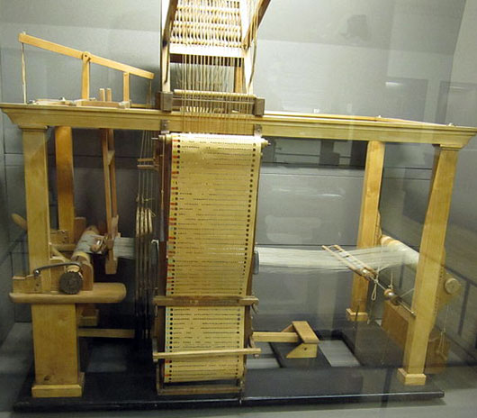 A reconstruction of Basile Bouchon's loom