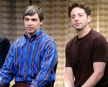 Larry Page and Sergey Brin