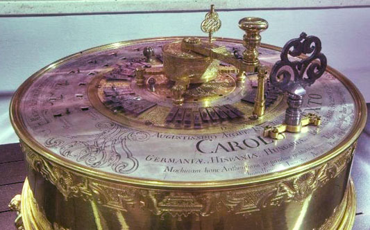 The calculating machine of Leupold-Braun-Vayringe from 1736