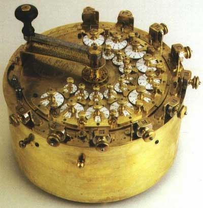 The calculating machine of Hahn