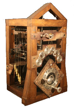 A photo of the calculating machine of Giovanni Poleni