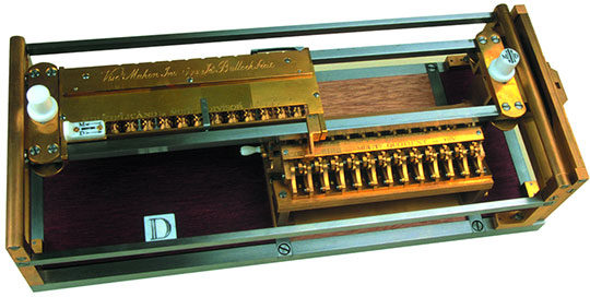 The machine of Stanhope from 1775