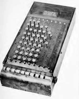 First practical model of Comptometer