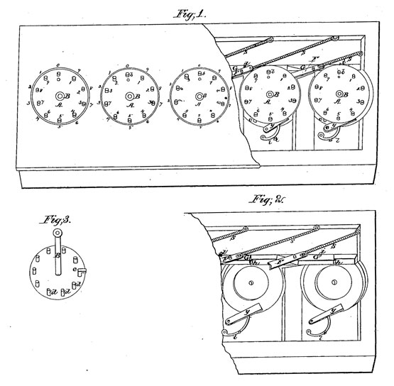 The calculating machine of Thomas Hill