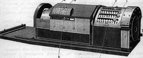 The arithmometer of Chebyshev