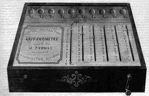 The Thomas arithmometer from 1848