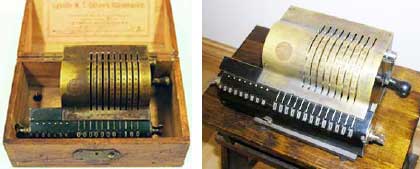 Oldest survived arithmometer of Odhner