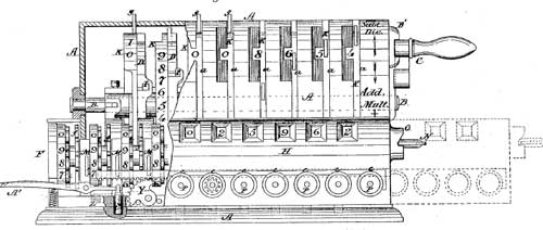 A drawing from USA patent (1878)