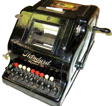 Standard Adding Machine, Model B