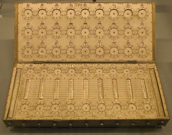 The calculating machine of René Grillet de Roven