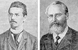 Friedrich Reinitzer and Otto Lehman