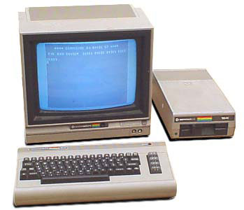 C64  with monitor and floppy