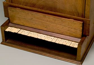 The keyboard of logic piano